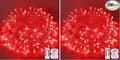 JMEXSUSS 33ft 100 LED Red Battery Operated Lights by JMEXSUSS