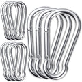 10Pack 5.5 Inch Spring Snap Hooks, Heavy Duty Carabiner Clips by REDOVANT