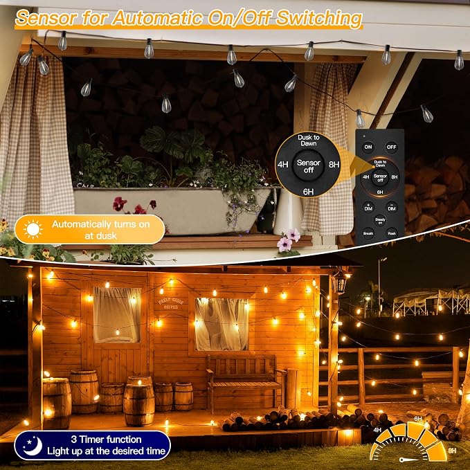 Ollny S11 100FT Outdoor String Lights - Image 3