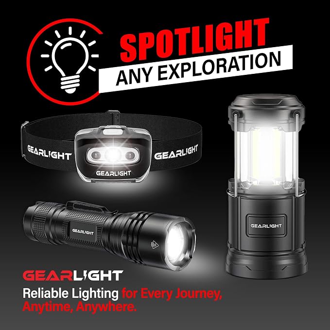 GearLight S1000 LED Tactical Flashlight - Image 9