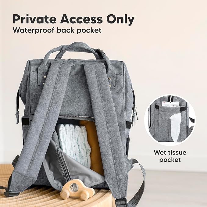 KeaBabies Baby Diaper Bag Backpack - Image 5