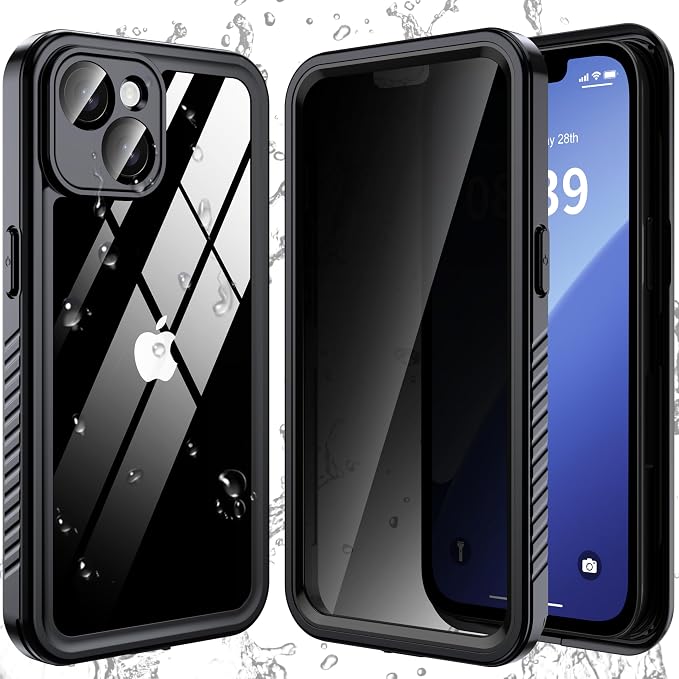 ANTSHARE for iPhone 14 Case, Anti-Peeping Adsorption Full Body Double by Variouscasesforyourchoice