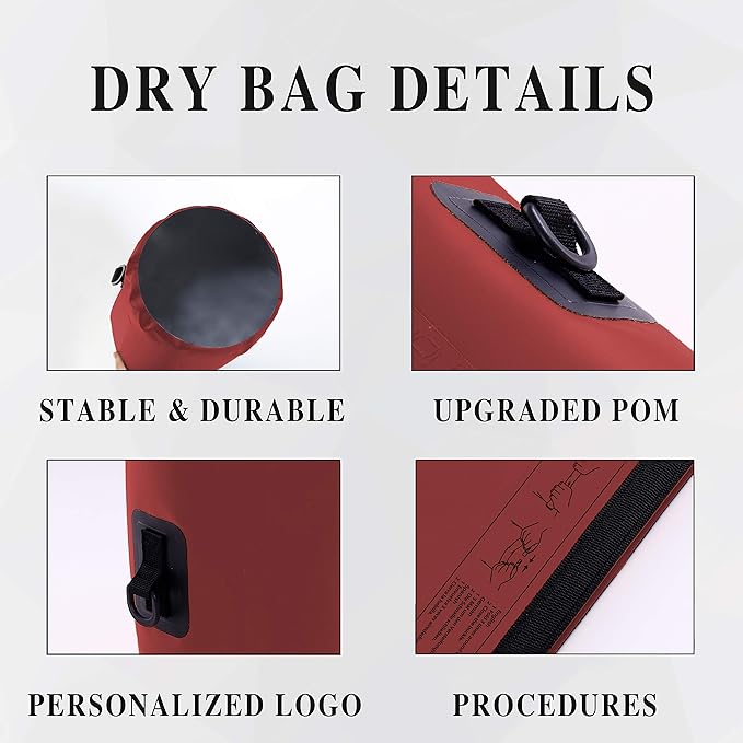 IDRYBAG Dry Bag for Kayaking Waterproof 2L/5L/10L/15L/20L, Small Dry Sack - Image 2