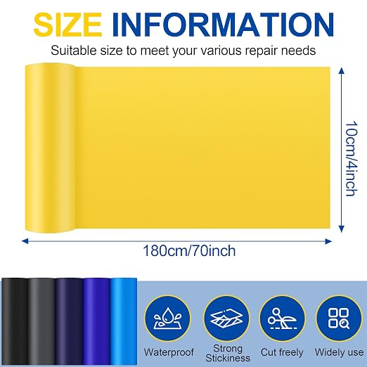Fabric Repair Tape, Self Adhesive Nylon Repair Patch, Waterproof Outdoor Nylon - Image 2