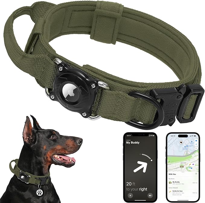 Waterproof AirTag Dog Collar by Taghelp