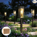 Philips 6 Packs Solar Pathway Lights Outdoor, Glass Metal Led Garden Landscape by PhilipsLightingLED