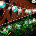 Nautical String Lights, Beach Theme Float Lights Set of 10 Blue G50 Beach by Brillarlights