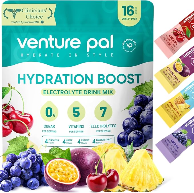 Venture Pal Sugar Free Electrolyte Powder Packets by VenturePal