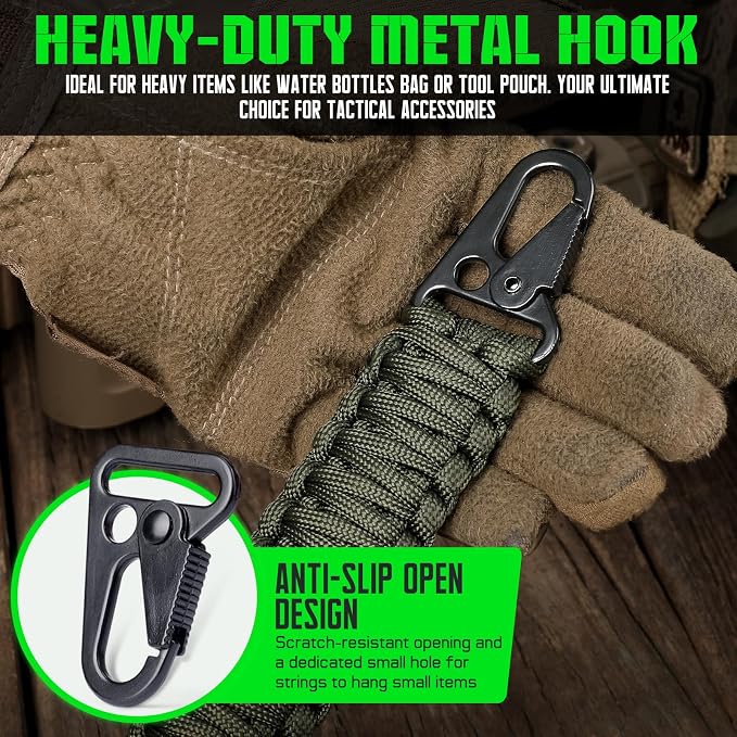 Tactical Paracord Handle，9-core Weaving Paracord Strap - Image 5
