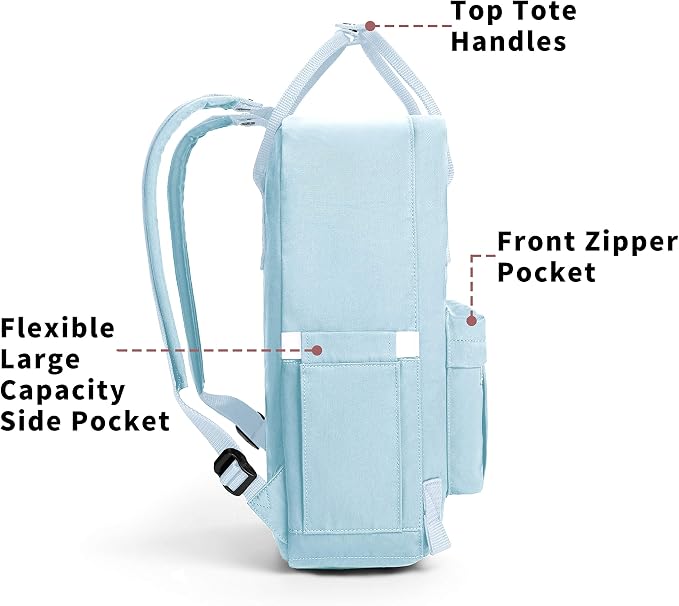 KALIDI Casual Laptop Backpack 15 Inches Classic Camping Rucksack Travel Outdoor - Image 3