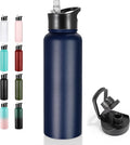 VEGOND 40 oz Insulated Stainless Steel Metal Water Bottle by VEGOND