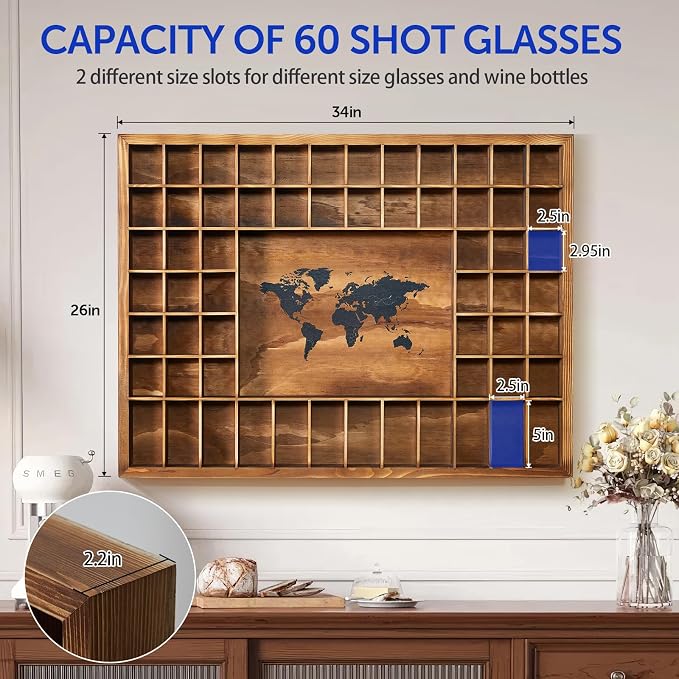 Large Shot Glass Display Case - Image 6