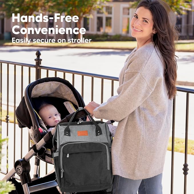 KeaBabies Baby Diaper Bag Backpack - Image 6