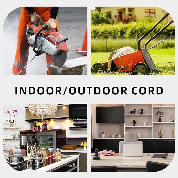 8ft Outdoor Extension Cord for Christmas Decorations - Image 7