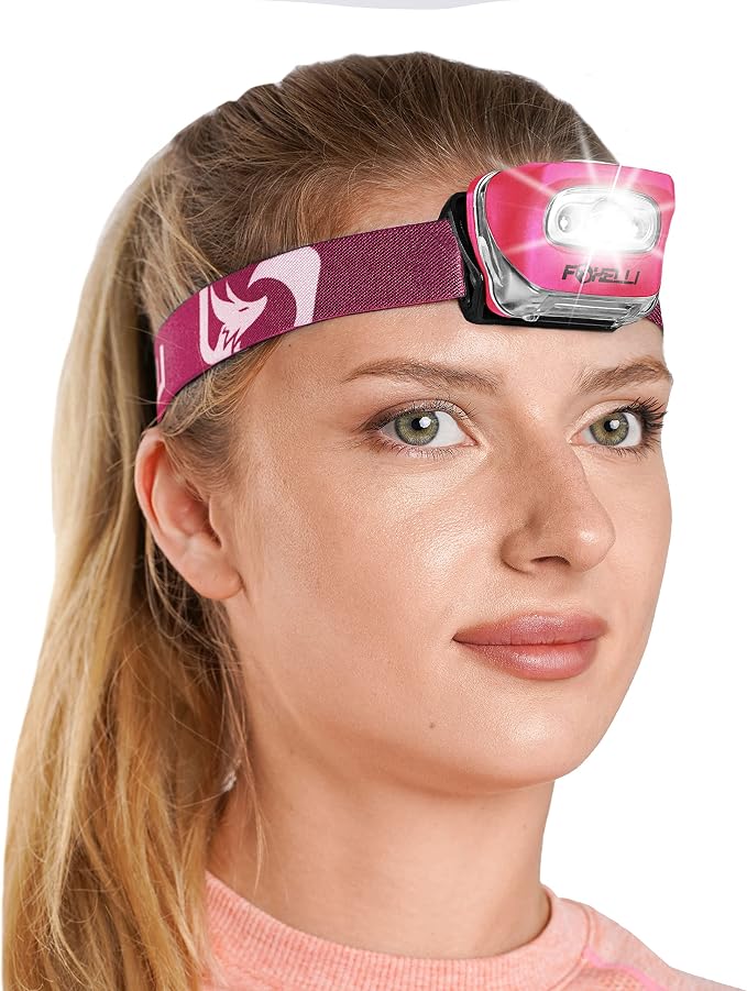 Foxelli LED Headlamp Flashlight by FOXELLI