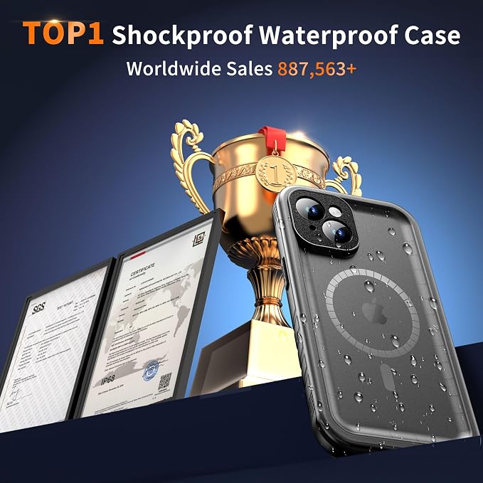 Cozycase for iPhone 13 Waterproof Shockproof Dustproof Case - Image 9