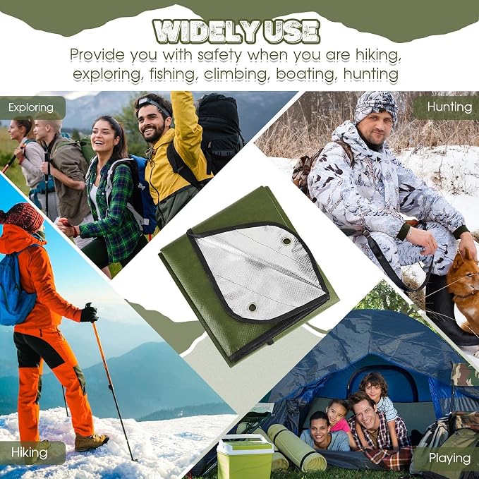 Kingdder 2 Pcs Heavy Duty Emergency Blankets - Image 7
