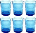 Beaded 15.6 oz Durable Acrylic Double Old Fashioned Drinking Glasses, by AbodeHomewares-TheDesignDestinationforTabletopDrinkwareKitchenandPet
