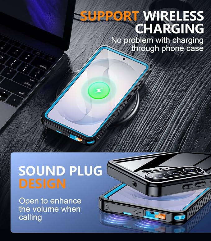 Temdan Designed for Samsung Galaxy S26 Ultra Case Waterproof, Built-in Lens & - Image 6
