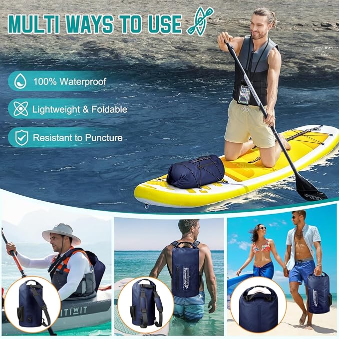 BKNOOU Dry Bag Waterproof Backpack - Image 5
