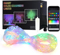 JMEXSUSS App-Controlled Color Changing Curtain Lights, 400 LED RGB String Lights by JMEXSUSS