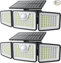 daphino 2500LM Solar Lights Outdoor by ChargebySunLightUpHome
