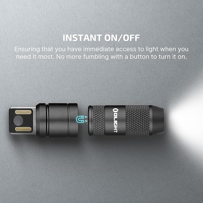OLIGHT 2 Pack IMINI 2 EDC Rechargeable Keychain Flashlight, 50 Lumens Compact - Image 4