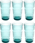 Beaded 16 oz Durable Acrylic Jumbo Drinking Glasses, Shatter-Resistant and by AbodeHomewares-TheDesignDestinationforTabletopDrinkwareKitchenandPet