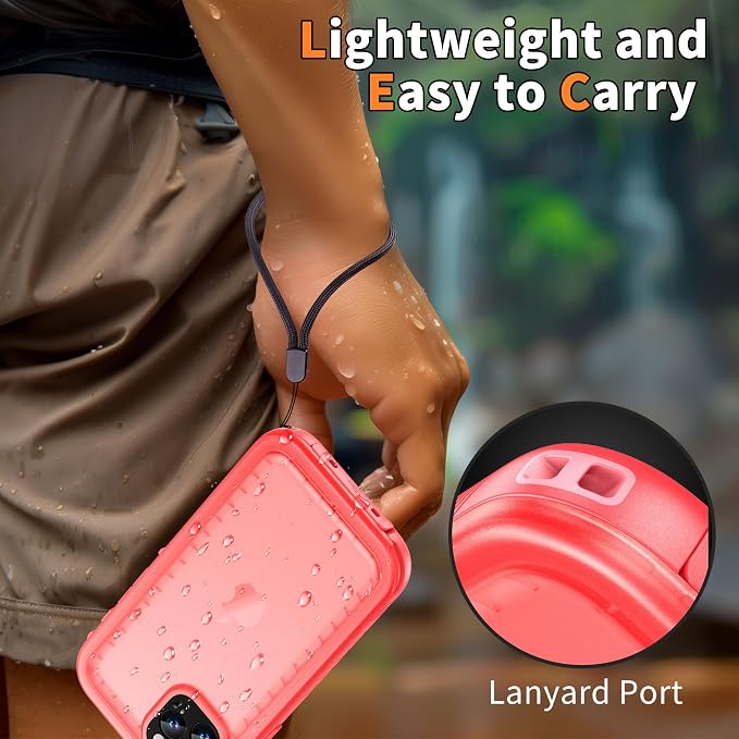 Cozycase Compatible with iPhone 12 Pro Max Case Waterproof, Built-in Screen - Image 6