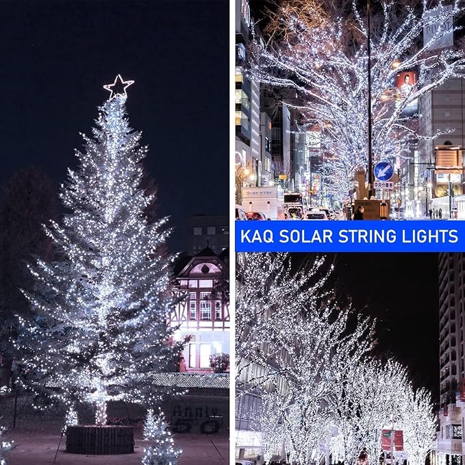 Upgrade 2Pack 200LED Solar String Lights - Image 2