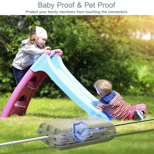 Outdoor Waterproof Electrical Box, 2 Pack Large Extension Cord Cover Protector - Image 6