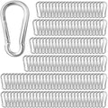 200 Pack 2.36" Heavy Duty Snap Hook Carabiners by SEUNGCH