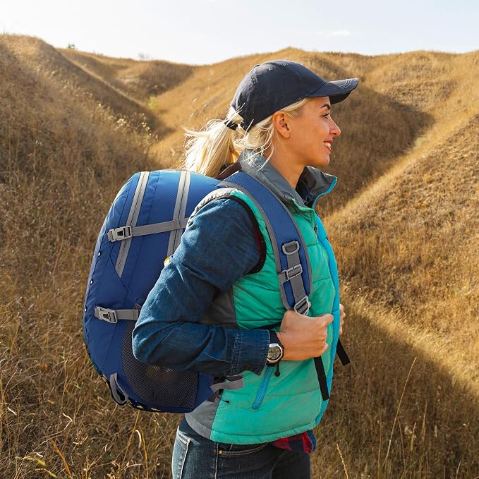 Venture Pal 40L Lightweight Packable Travel Hiking Backpack Daypack - Image 7