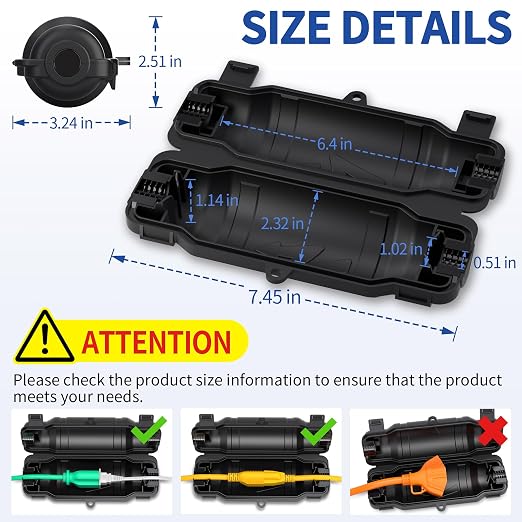 3 Pack Outdoor Extension Cord Safety Cover - Image 2