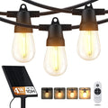 Brightech Ambience Pro Super Bright Solar - 48Ft Remote Control Outdoor String by Brightech