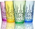 Lily's Home 18oz Unbreakable Premium Drinking Tumblers Set of 4, BPA-Free by LilysHome