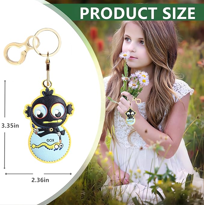 Leather Keychain Holder Case Compatible - Image 2