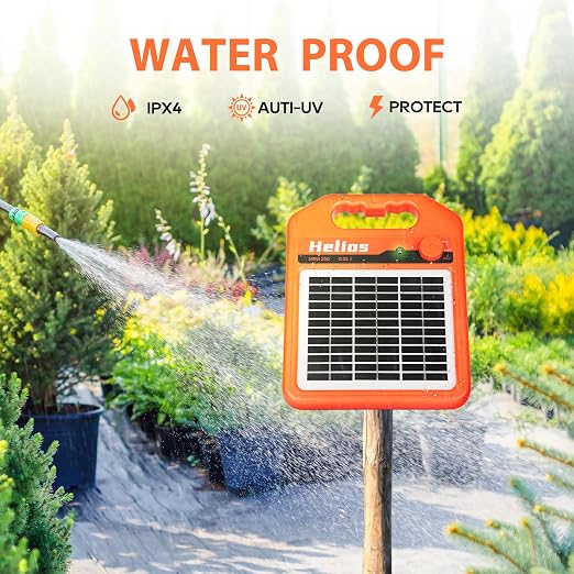 ANDMON MINI250 15 Miles Solar Electric Fence Charger, 0.25 Joule Solar Fence - Image 7