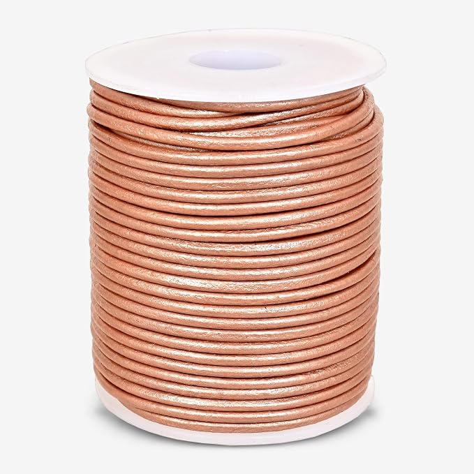 GENIQUE Real/Genuine Round Leather String Cord - Image 2