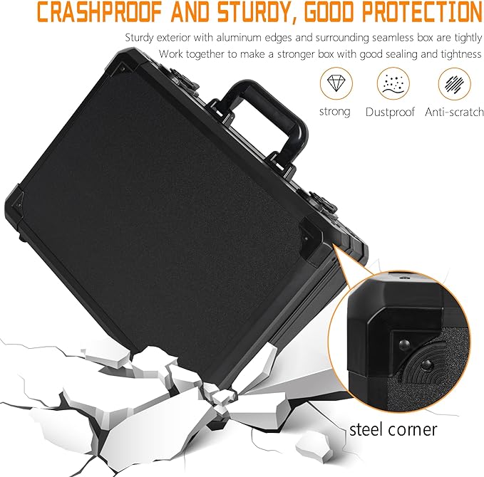 23 Inch Aluminum Carrying Case 23 X 16.5 X 8.6 Inch Ideal - Image 2