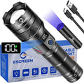 Rechargeable Flashlights 100000 High Lumens, Long Range 5000ft, Super Bright by Esgreen