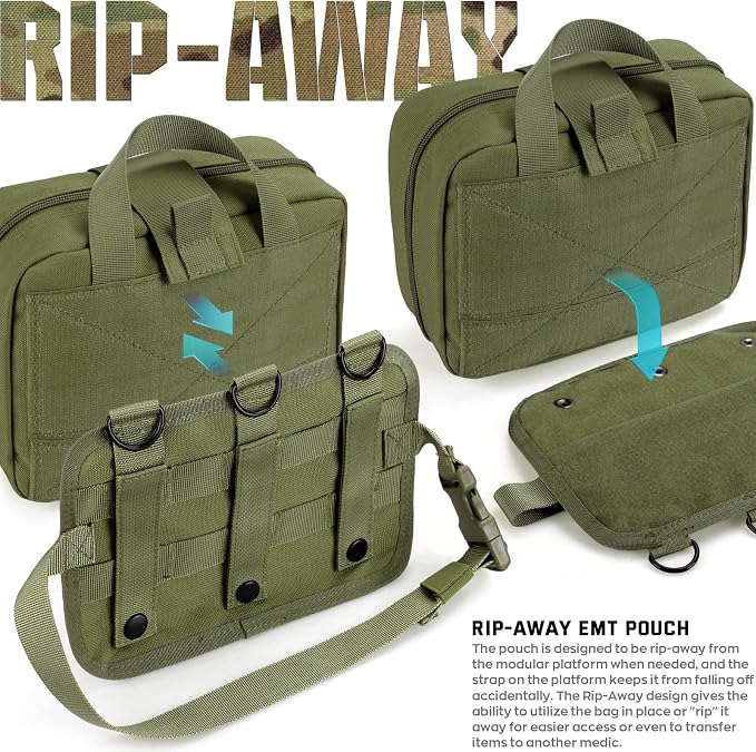 LIVANS Tactical Molle Medical Pouch - Image 4