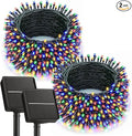 Brightown 2 Pack Solar String Lights Outdoor, Each 46Ft 120 LED Solar String by Brightown