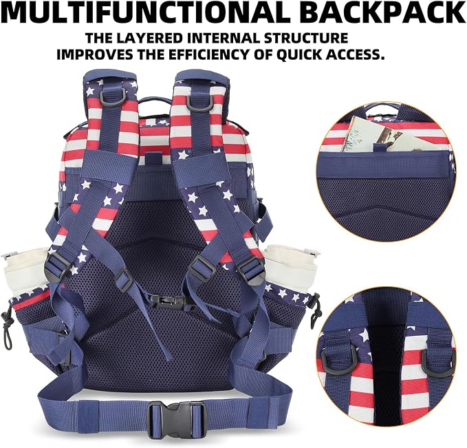 Lovelinks21 25L Tactical Military Backpack Small Travel Backpack - Image 3