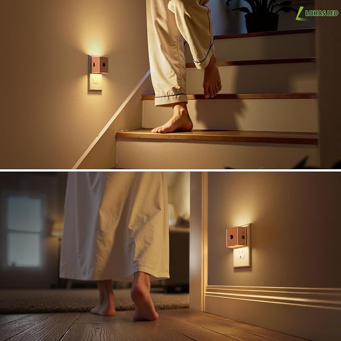 L LOHAS LED Night Light, Plug in Night Light - Image 2