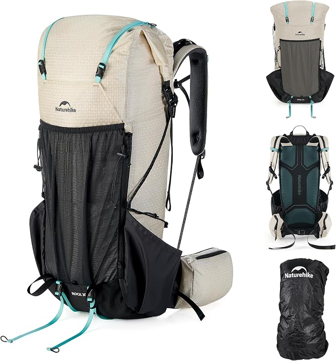 Naturehike 30L Rock 2.0 Upgraded Internal Frame Hiking Backpack by Naturehike