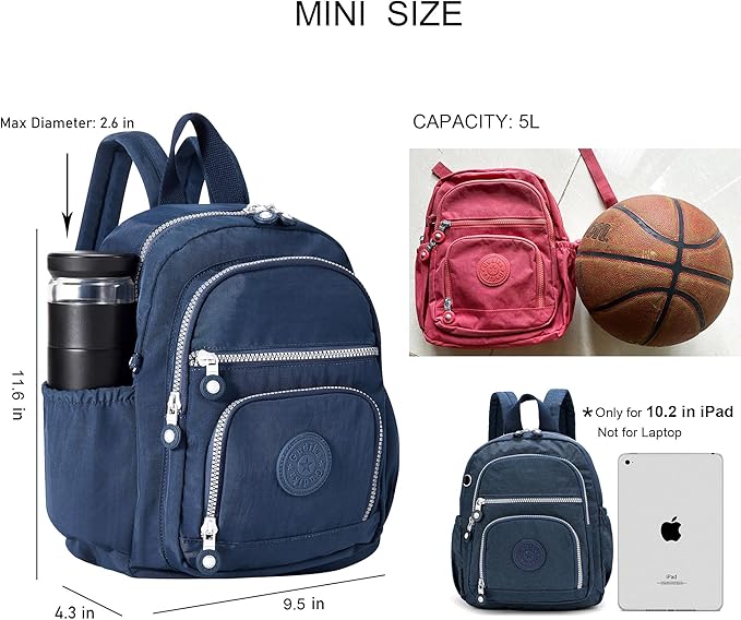 Mini Hiking Waterproof Backpack Purse - Image 3