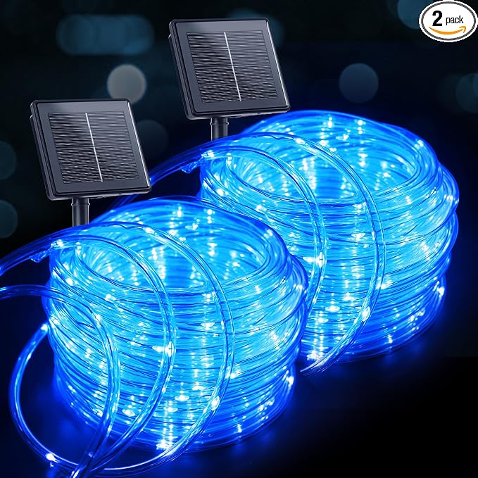 Brightown Solar Christmas Lights Outdoor Waterproof, 2 Pack Total 78FT 200 LED by Brightown