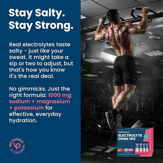 Venture Pal High Sodium Sugar Free Electrolytes Powder Packet - Image 3