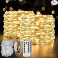 suddus Flexible Copper String Lights Waterproof Decorative Fairy Lights Warm by SUDDUS
